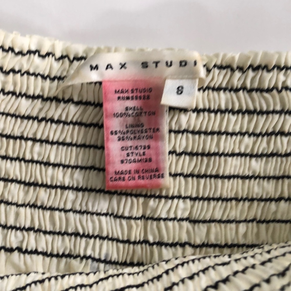 Max Studio, Ivory, Pink and Brown Floral Skirt - Picture 3 of 6